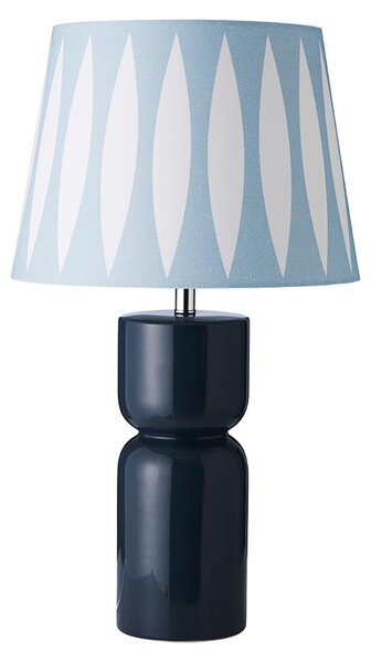 Lampada da tavolo "Paris", color blu intenso