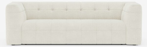 Mosaic Divano 3 e 4 posti modulare in bouclé: capitonné e design in te