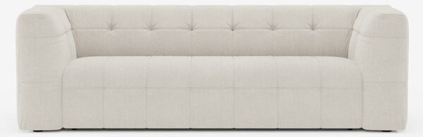 Mosaic Divano 3 e 4 posti modulare in bouclé: capitonné e design in te