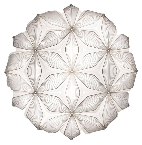 Plafoniera Slamp, C'EST LA VIE, dimmerabile, Bianco, Soggiorno, Plastica, Design