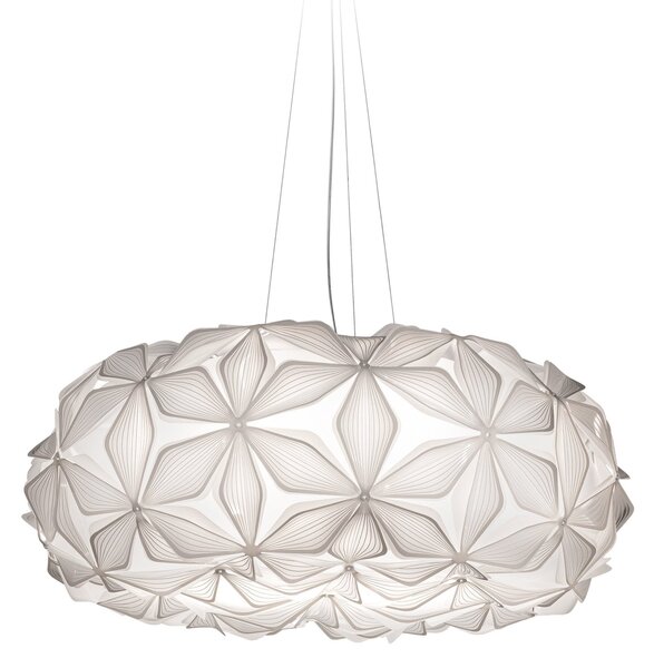 Lampada a sospensione Slamp, C'EST LA VIE, dimmerabile, Bianco, Soggiorno, Plastica, Design