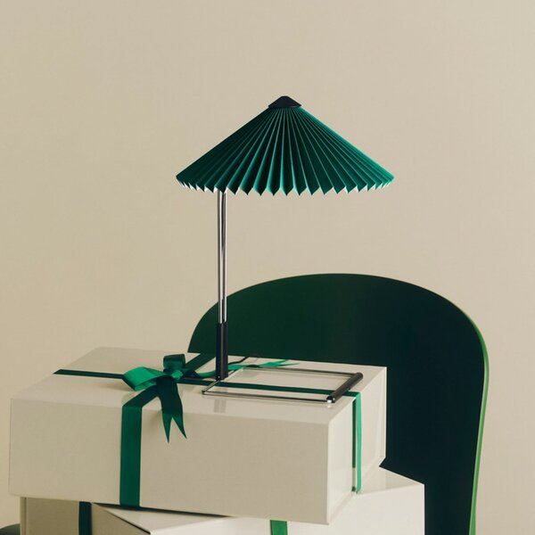 Lampade da tavolo HAY, Matin, dimmerabile, Metallizzato, Soggiorno, Tessuto / Tessile, Design