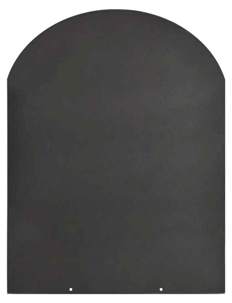 Pedana salvapavimento sotto stufa a legna e pellet in acciaio 80x60 cm