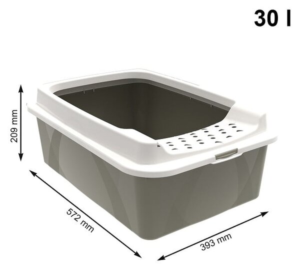Lettiera per gatti 57,2x39,3 cm Eco Bonnie - Rotho