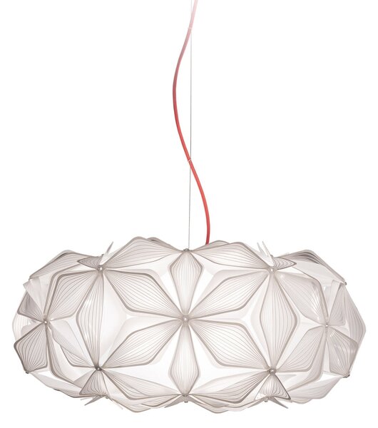 Lampada a sospensione Slamp, C'EST LA VIE, dimmerabile, Bianco, Soggiorno, Plastica, Design