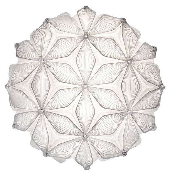 Plafoniera Slamp, C'EST LA VIE, dimmerabile, Bianco, Soggiorno, Plastica, Design