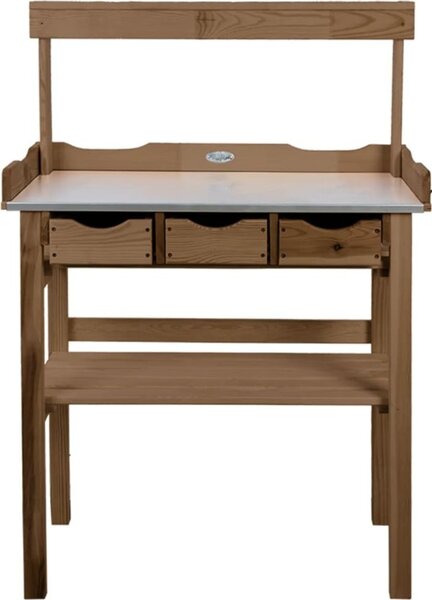 Tavolino da fioriere con ripiano
