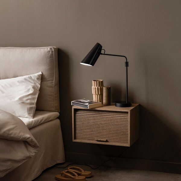 Lampade da tavolo Northern, Birdy Swing, Nero, Soggiorno, Metallo, Design
