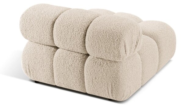 Modulo divano in bouclé beige (parte centrale) Bellis - Micadoni Home