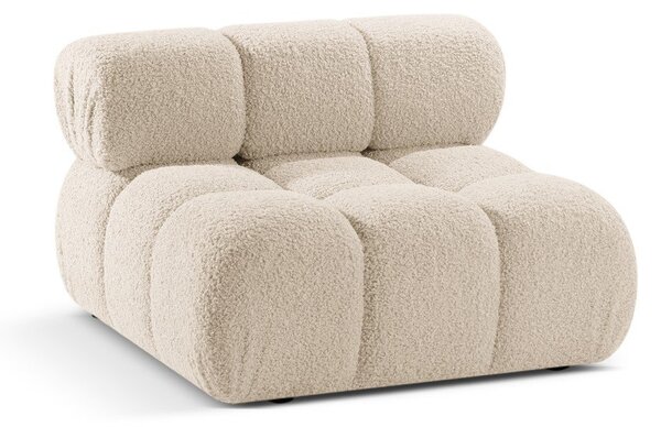 Modulo divano in bouclé beige (parte centrale) Bellis - Micadoni Home