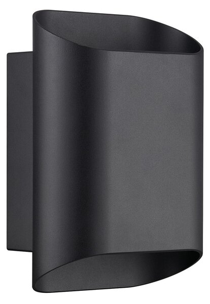Lampade da esterno Nordlux, Nico 22 Round, dimmerabile, Nero, Balcone, Metallo, Moderno