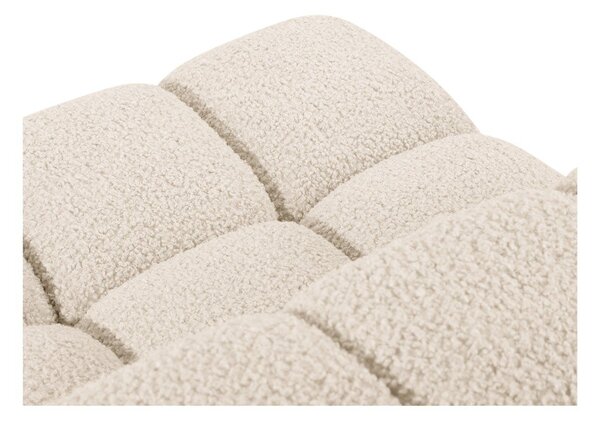 Modulo divano in bouclé beige (parte centrale) Bellis - Micadoni Home