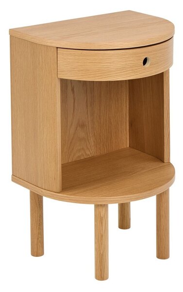 Comodino colore naturale chiaro con effetto rovere Paron – Actona
