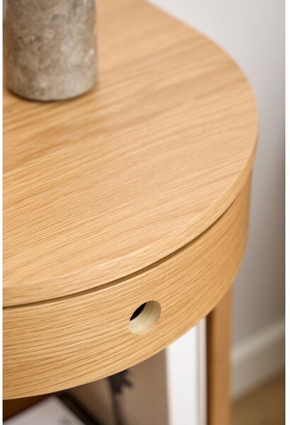 Comodino colore naturale chiaro con effetto rovere Paron – Actona