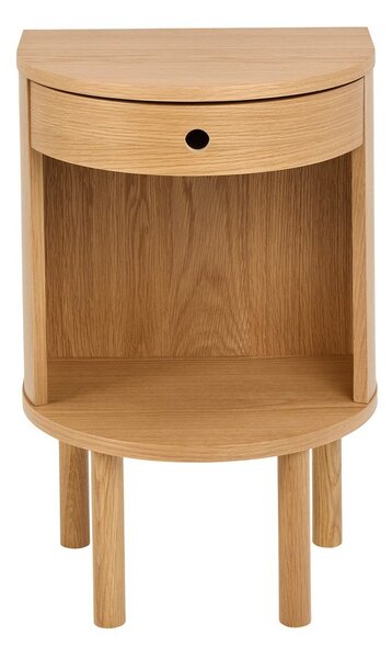 Comodino colore naturale chiaro con effetto rovere Paron – Actona