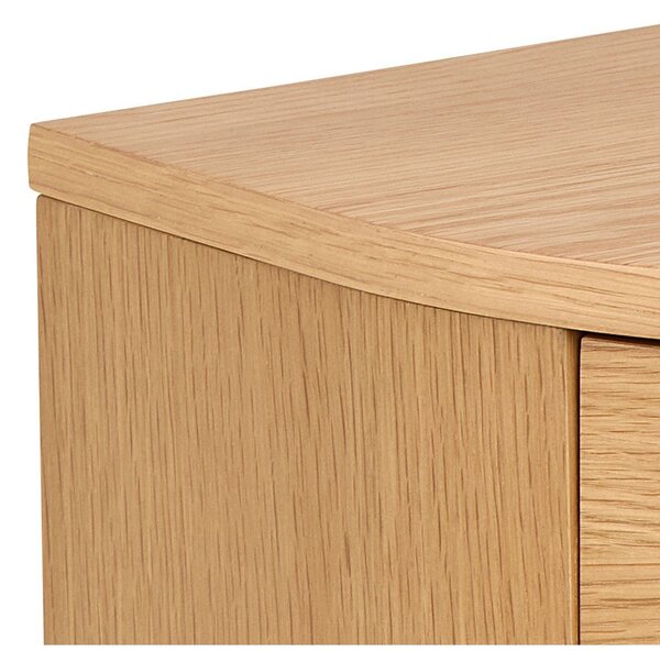 Comodino colore naturale chiaro con effetto rovere Paron – Actona
