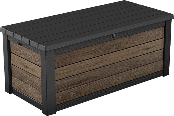 Keter K261927, Rettangolare, noce, Cestino per rifiuti, 570 l