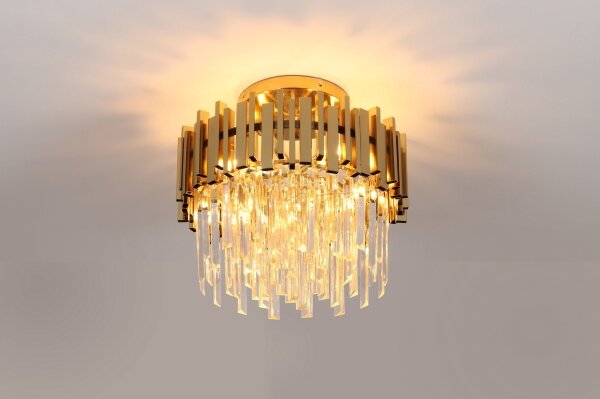 Brilagi - Lampada da soffitto VERVE 6xE14/40W/230V diam. 60 cm dorata