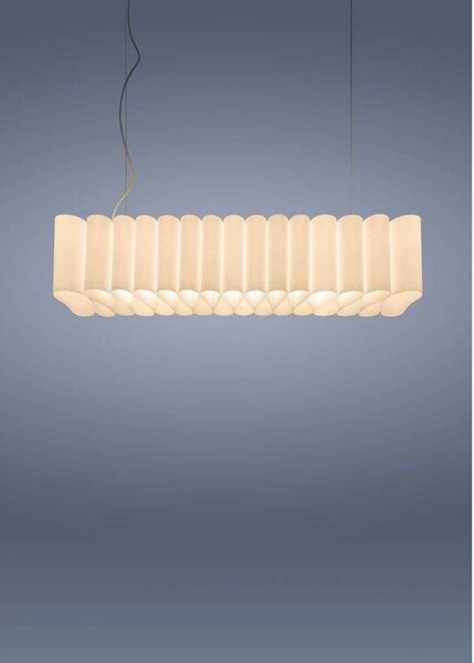 Lampada a sospensione Foscarini, Bianco, Soggiorno, Carta / Cartone