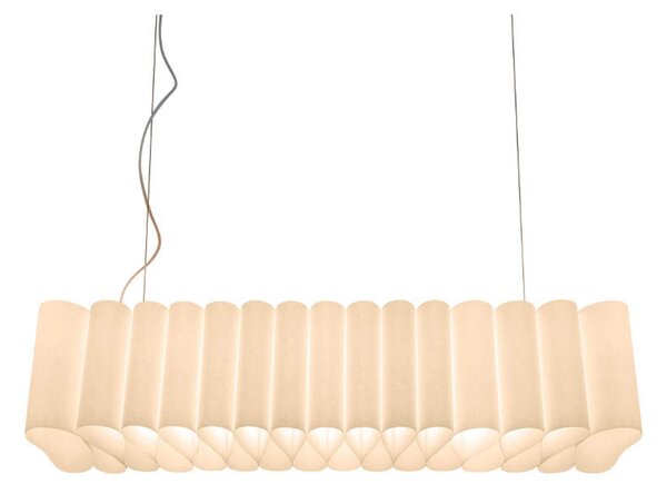 Lampada a sospensione Foscarini, Bianco, Soggiorno, Carta / Cartone