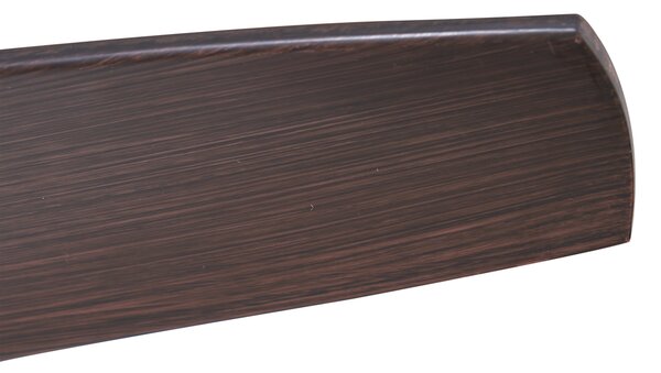 Ventilatore da soffitto nero con stampa legno 132 cm con LED dimmerabile con telecomando - Joly