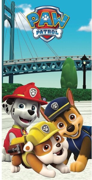 Asciugamano per bambini in cotone 70x140 cm Paw Patrol – Jerry Fabrics