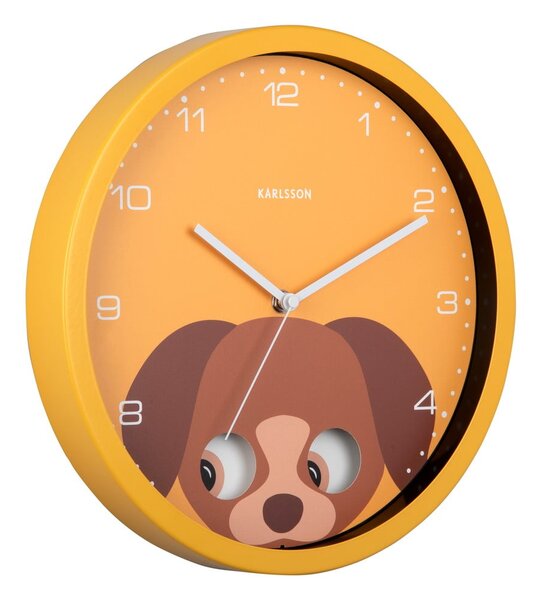 Orologio per bambini ø 31 cm Peekaboo Dog - Karlsson