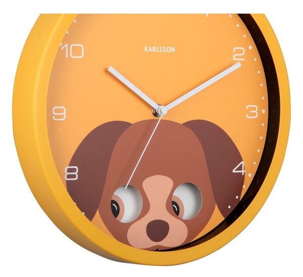 Orologio per bambini ø 31 cm Peekaboo Dog - Karlsson
