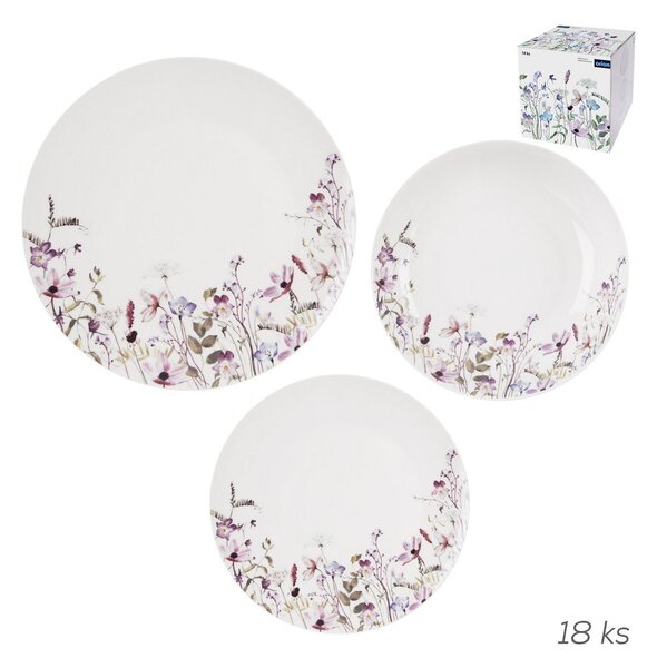 Set da pranzo in porcellana 18 pz Louka – Orion