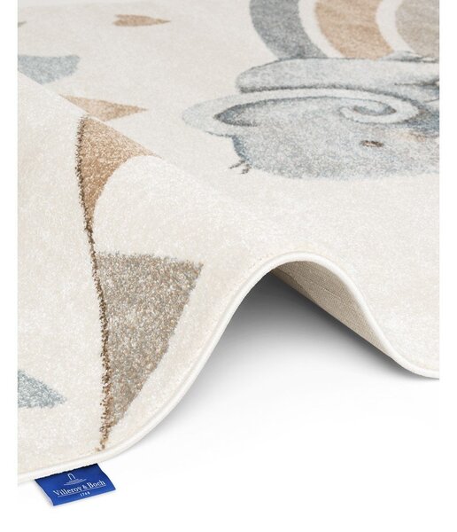 Tappeto per bambini crema 160x230 cm Walk like an Elephant Rainbow Party - Villeroy&Boch