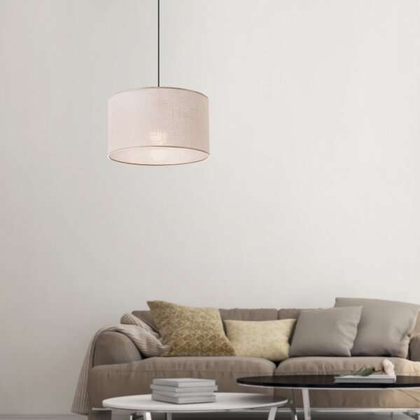 Lampadario a cavo ANTONIO 1xE27/60W/230V rovere