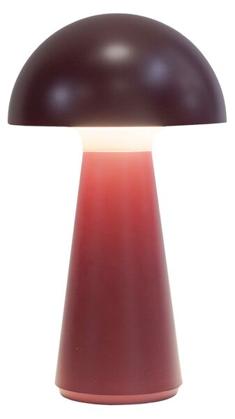 Lampada da tavolo LED viola con telecomando (altezza totale 28 cm) Sam – Sirius