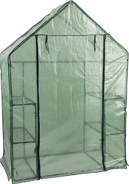 Serra Kinzo Garden – accessibile – con chiusura a zip – dimensioni 1430 x 730 x 1950 – colore verde