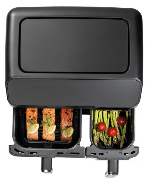 Hisense Friggitrice ad Aria 8.8 Litri 2 Cestelli Indipendenti (5.5L + 3.3L) Potenza 1700W colore Nero - HAF2900D