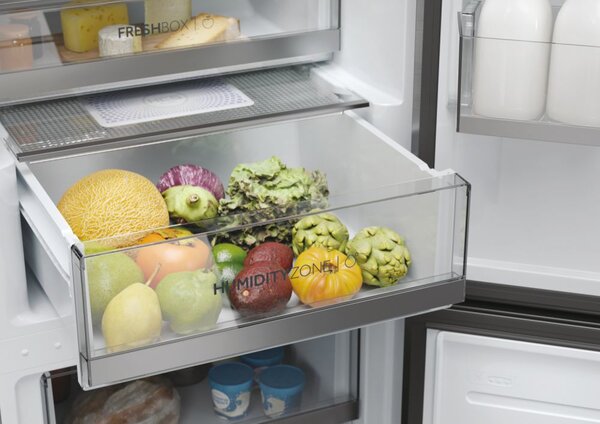 Haier Frigorifero Combinato No Frost Capacit 341 Litri Classe D colore Inox - HDW3618DNPK
