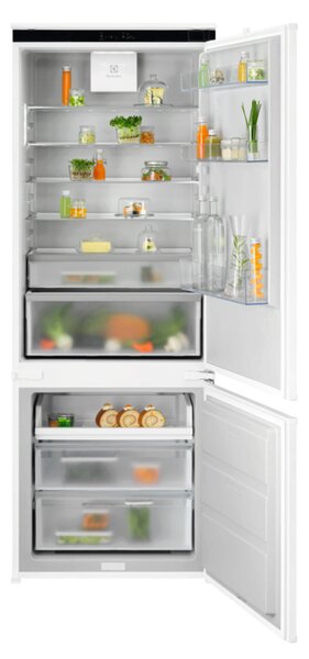 Electrolux Frigorifero da Incasso Combinato Capacit 375 Litri Classe energetica E Raffreddamento No Frost colore Bianco - ENA7TE75S