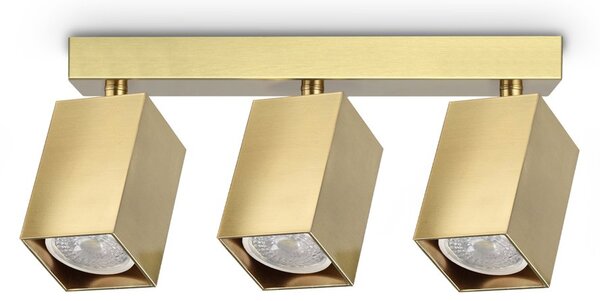 Plafoniera Collezione DYNAMITE 3 Luci GU10 Ottone Dimmerabile Ideal Lux