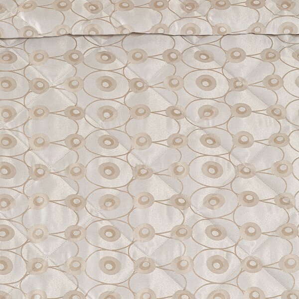 Copriletto Trapuntato In Raso Jacquard Collins Matrimoniale Dreaming Non Specificato Naturale Caleffi