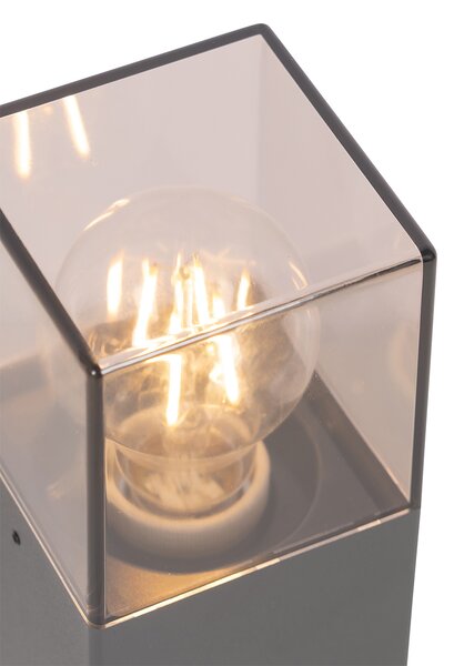 Lampada da esterno 30 cm antracite con picchetto da terra e manicotto per cavi - Denmark