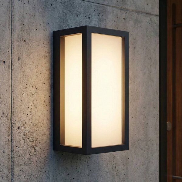 OSRAM Applique da esterni ENDURA CLASSIC RADO, dimmerabile, Alluminio / Grigio / Zincato, Alluminio, Moderno, Applique da esterni