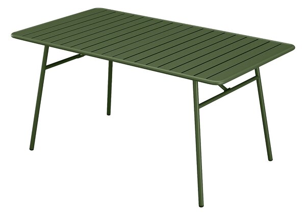 Tavolo da giardino in Metallo L.160 cm Kaki - MIRMANDE