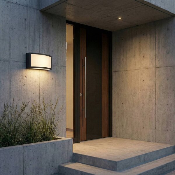OSRAM Applique da esterni ENDURA CLASSIC CUADRA, dimmerabile, Alluminio / Grigio / Zincato, Alluminio, Moderno, Applique da esterni