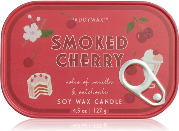 Paddywax Bistro Tin Smoked Cherry candela profumata in lattina 127 g