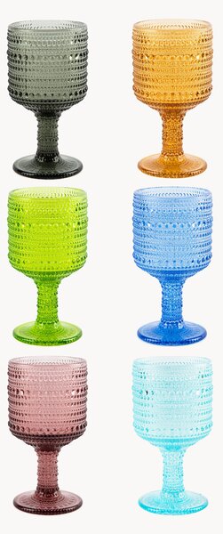 Set di 6 bicchieri da vino Aurora