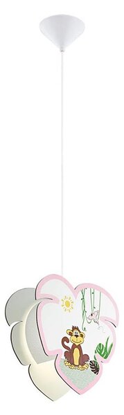 Eglo 96951 - Lampadario a sospensione per bambini LOUIE 1xE27/60W/230V