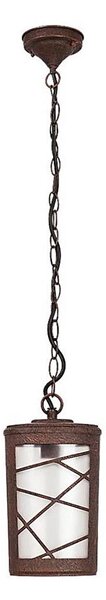 Rabalux 8758 - Lampada a sospensione da esterno PESCARA 1xE27/60W/230V IP44