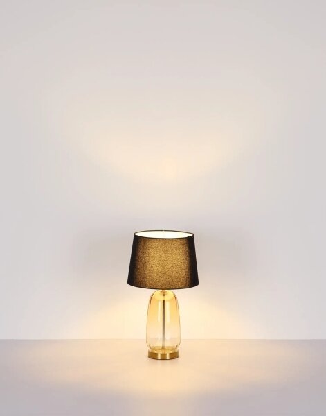 Globo 24142S - Lampada da tavolo CLASSY 1xE27/40W/230V nero/marrone