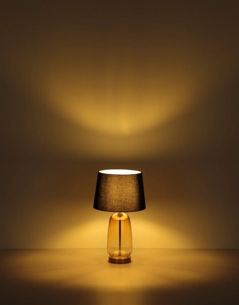 Globo 24142S - Lampada da tavolo CLASSY 1xE27/40W/230V nero/marrone
