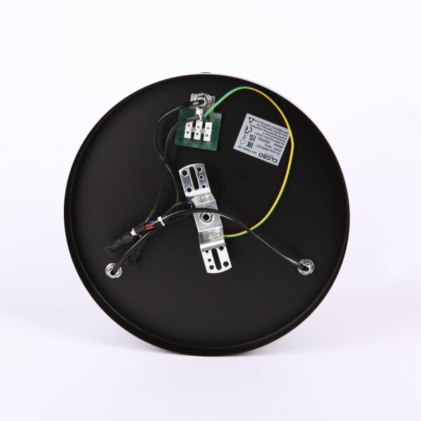 Globo 15907-3D - Lampadario a plafone FLORENTINA 3xE27/40W/230V diametro 40,5 cm nero