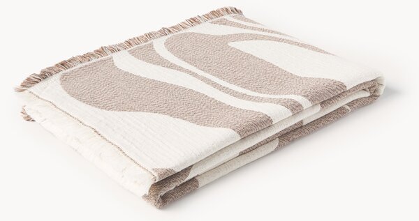 Coperta jacquard con frange Rui